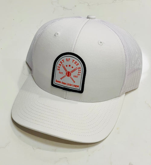 Heart of the Hill Trucker Hat - White