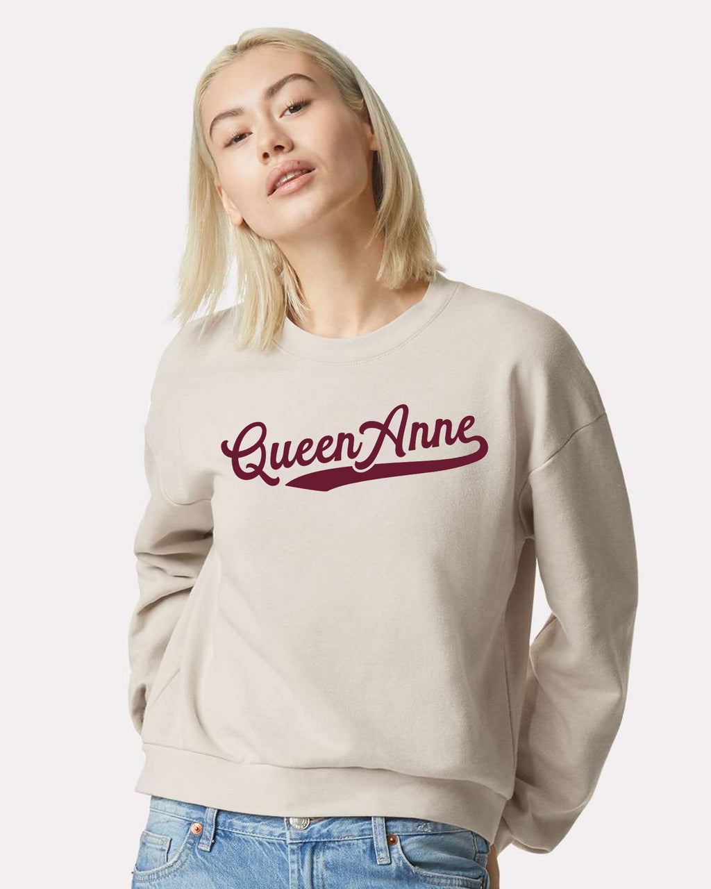 Women's Queen Anne Crewneck Sweatshirt - Bone